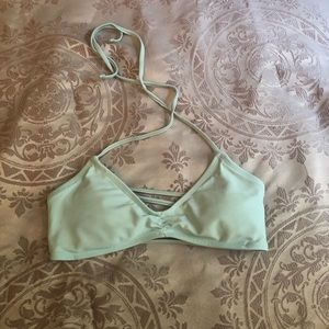Forever 21 Halter tie light blue bikini. Small